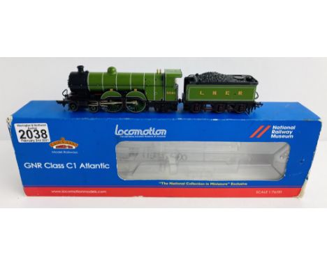 Bachmann 31-765NRM GNR Atlantic C1 3251 LNER Green Boxed P&amp;P Group 1 (£14+VAT for the first lot and £1+VAT for subsequent