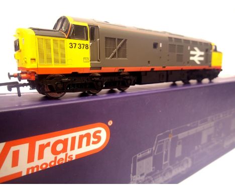 ViTrains V2027 Class 37 37378 railfreight, grey. P&P Group 1 (£14+VAT for the first lot and £1+VAT for subsequent lots)Condit