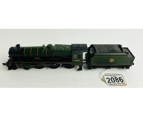 Bachmann 'Kolhapur' 45593 BR Green Unboxed P&amp;P Group 1 (£14+VAT for the first lot and £1+VAT for subsequent lots) 
