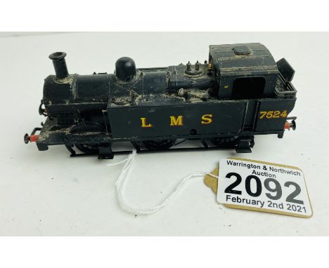 Bachmann LMS 7524 0-6-0 Unboxed P&amp;P Group 1 (£14+VAT for the first lot and £1+VAT for subsequent lots) 