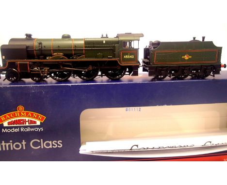 Bachmann 31-211 Patriot Class 45543 Home Guard, BR Green, late crest. P&P Group 1 (£14+VAT for the first lot and £1+VAT for s