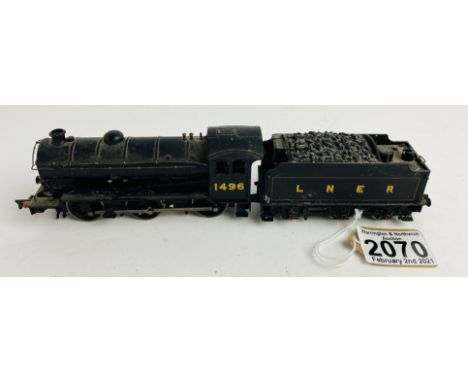 Bachmann LNER 1496 0-6-0 Loco Unboxed P&amp;P Group 1 (£14+VAT for the first lot and £1+VAT for subsequent lots) 