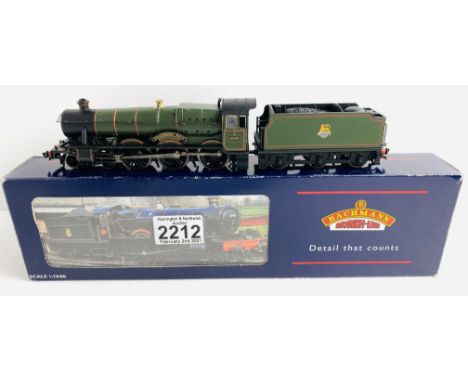 Bachmann OO Gauge Hall Class BR Green   Loco Boxed P&amp;P Group 1 (£14+VAT for the first lot and £1+VAT for subsequent lots)