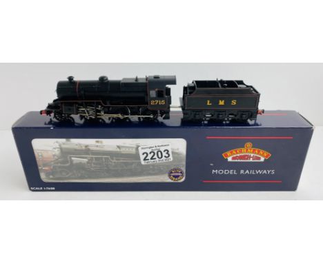 Bachmann OO Gauge Crab LMS Lined   Loco Boxed P&amp;P Group 1 (£14+VAT for the first lot and £1+VAT for subsequent lots) 