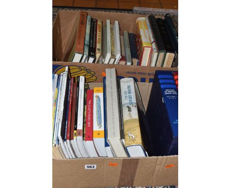 TWO BOXES OF BOOKS ON ART / ARTISTS containing approximately forty titles in hardback and softback formats and five magazines