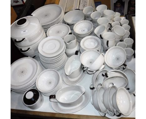 A ROYAL DOULTON 'MORNING STAR' DINNER/TEA SERVICE including tureens