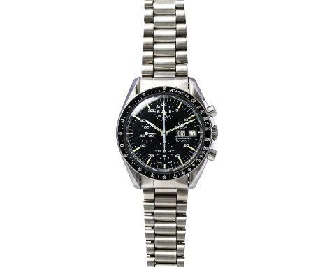 OMEGA sehr seltener Vintage Speedmaster Chronograph DayDate "Holy Grail", Ref. ST 376.0822. Herrenuhr. Ca. 1987. Edelstahl. Z