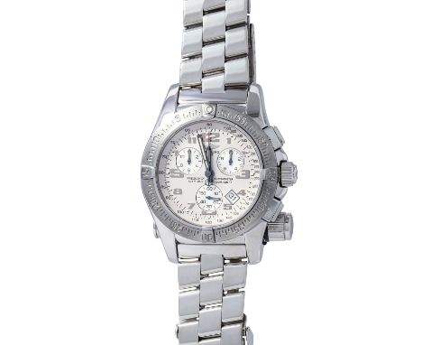 BREITLING Emergency Mission, Ref. A73322/G616. Herrenuhr. Edelstahl. Quarz-Werk. Serien Nr. 944500. Sehr guter Zustand. Servi