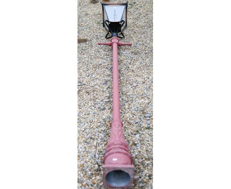 A traditional Victorian style street lamp, approximately 3 m high 