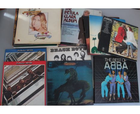 Vinyl records including box sets for the Beatles, Beach Boys, Abba, Petula Clark, Olivia Newton-John, Kate Bush & other femal