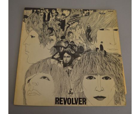 The Beatles "Revolver" PMC 7009 1st pressing from 1966 with "Gramophone co ltd Sold in UK" on label, side 2 matrix XEX-606-1 