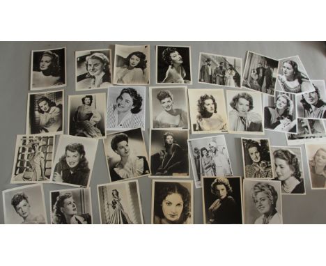 Vintage stills inc RKO Radio Pictures portraits, Ava Gardner, Alfred Hitchcock's "Under Capricorn", Ingrid Bergamn, Jospeh Co