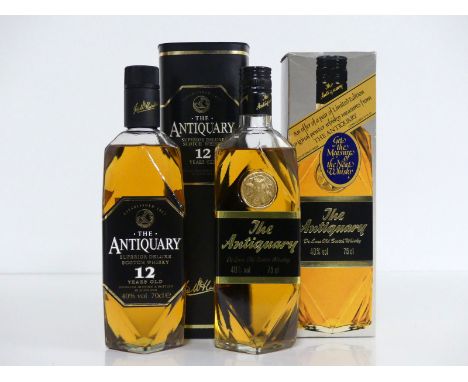 1 70-cl bt The Antiquary 12YO Superior Deluxe 12YO Single Malt Scotch Whisky 40% oc 1 75-cl bt The Antiquary Deluxe Old Scotc