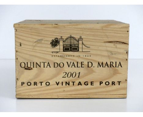 6 bts Quinta do Vale D. Maria 2001 Vintage Port owc