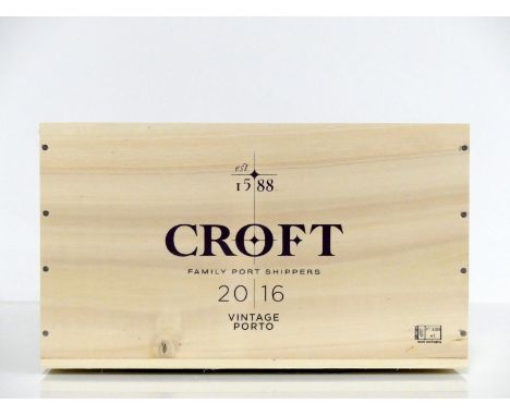 V 6 bts Croft 2016 Vintage Port owc
