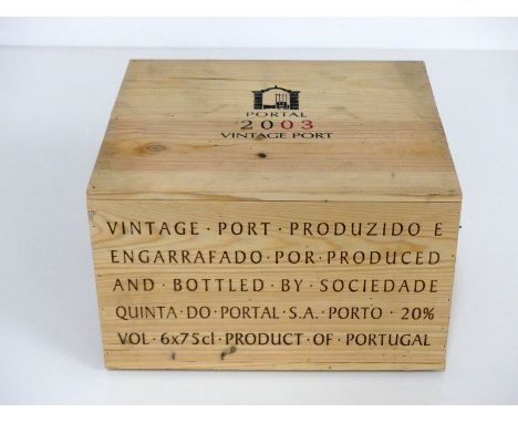 6 bts Quinta do Portal 2003 Vintage Port owc
