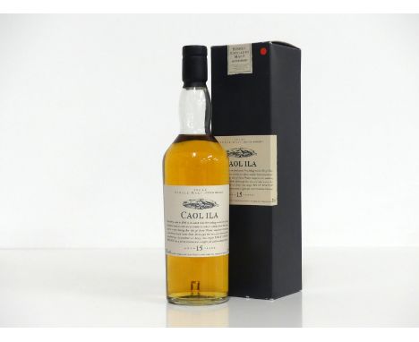 1 70-cl bt Caol Ila 15YO Islay Single Malt Scotch Whisky 43% oc