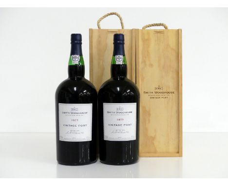 2 magnums Smith Woodhouse 1977 Vintage Port ind owc