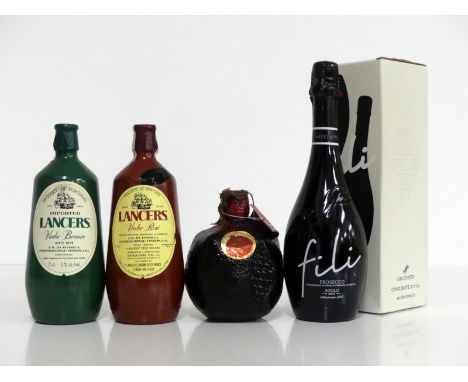 1 bt Lancers Imported Vinho Branco NV 1 bt Lancers Vinho Rosé NV chipped bottle 1 bt 365 100% Organic Semi Sweet Pomegranate 
