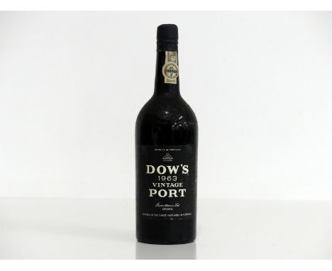 1 bt Dows 1963 Vintage Port ms