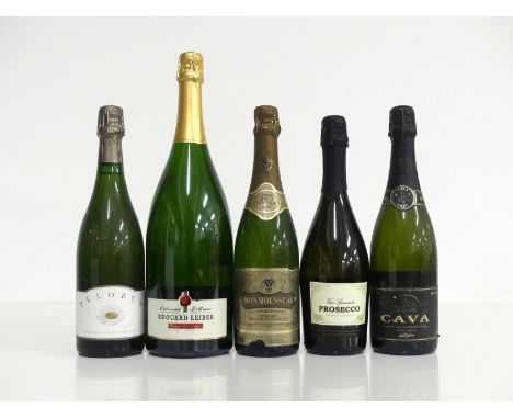 1 bt Cloudy Bay Pelorus NV bs 1 magnum Edouard Leiber Cremant D'Alsace Cuvée Prestige NV 1 bt Monmousseau Touraine Blanc de B
