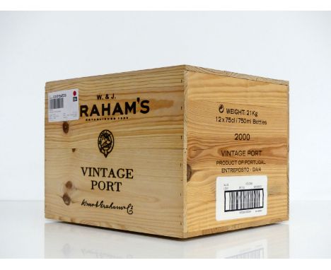 V 12 bts Grahams 2000 Vintage Port owc