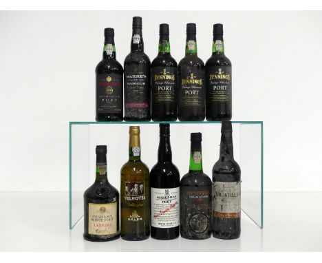 1 bt Warres Fine Selected Ruby Port NV 1 bt Warres Warrior Special Reserve B NV 3 bts Jennings Vintage Character Port NV bs 1