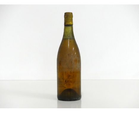 1 bt Unknown believed White Burgundy Vintage Unknown