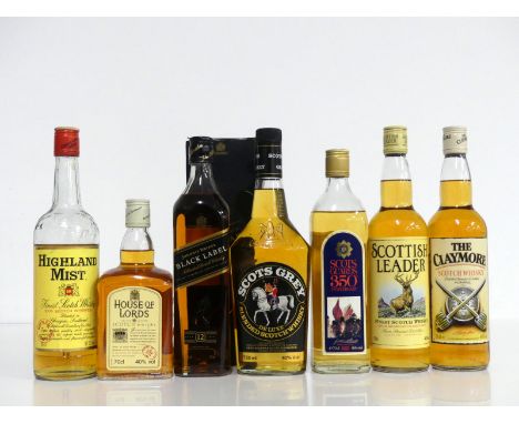 1 70-cl bt Highland Mist Finest Scotch Whisky 37.3% ull (bls) 1 70-cl bt House of Lords Deluxe Blended Scotch Whisky 40% 1 70