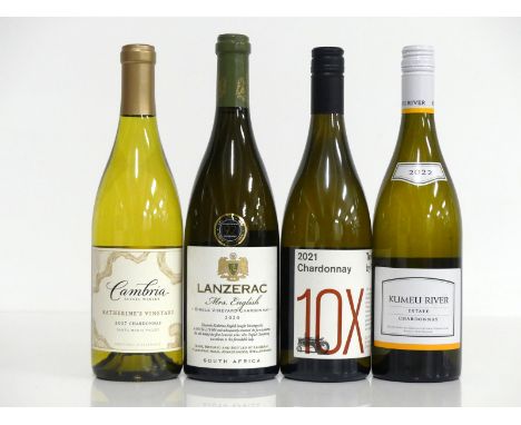 1 bt Cambria Estate Winery Katherine's Vineyard Chardonnay 2017  Santa Maria Valley 1 bt Lanzerac Mrs English Chardonnay 2020