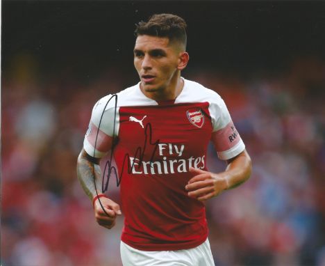 Football Lucas Torreira Signed Arsenal 8x10 Photo £8-10. Good Condition. All signed pieces come with a Certificate of Authent
