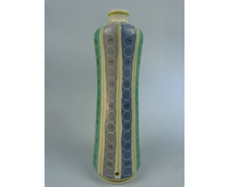 Poole Pottery Freeform lamp base in the PLT pattern. Approx height - 32cm