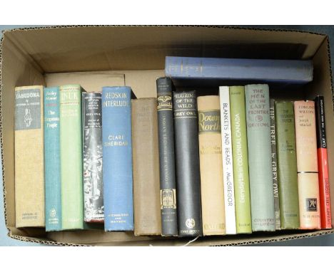A selection of hardback books, primarily relating to the Canadian First Nations, titles including: Inuk, by Roger P. Buliard;