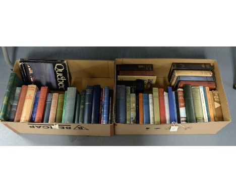 A selection of hardback and other books, primarily relating to Canada, titles including: Canada: The Golden Hinge, by Leslie 