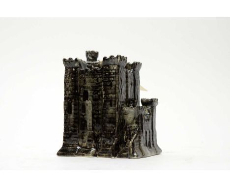 A Mailing ceramic ‘Model of the “Old Castle’, made for the North East Coast Exhibition, May 1929, 12cms tall. 