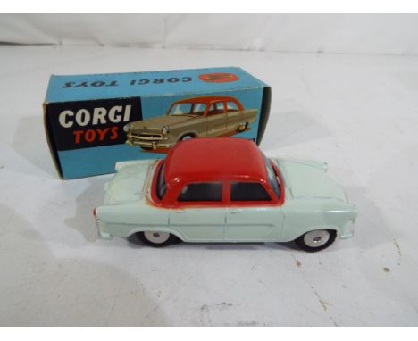 Corgi Toys - a Corgi diecast standard vanguard III saloon # 207, boxed (base and roof re-painted)