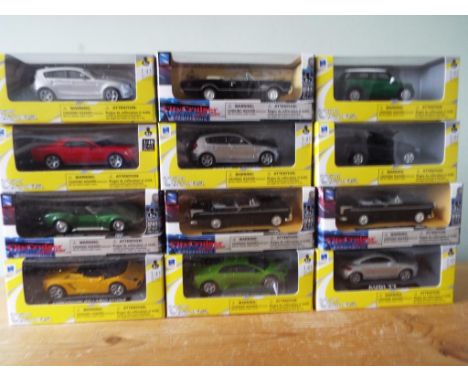 NewRay City Cruiser - twelve 1:43 scale diecast models, all appear mint in mint original window boxes