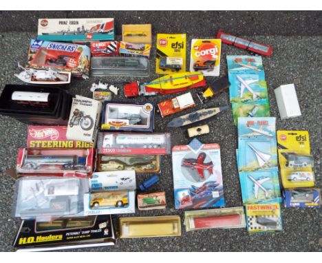 Corgi, EFSI and others - Forty diecast vehicles and other toys - Mainly boxed but some unboxed, includes a Atlas Editions N g