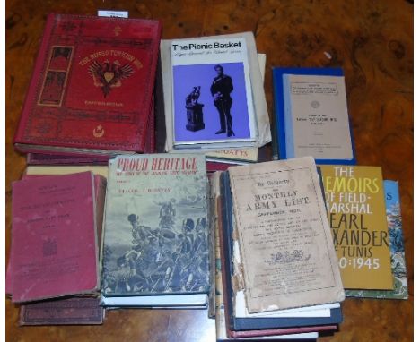 British Military Interest (approx. 25 volumes): Proud Heritage - The Story of the Highland Light Infantry (L.B. Boatts, 4 vol