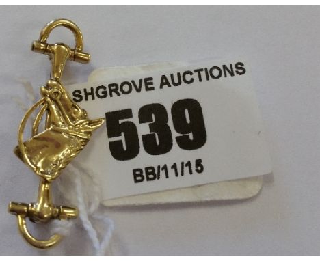 A Silver Gilt Hunting Broach.