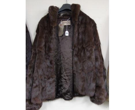 A Vintage Brown Fur Coat by Thornton Varley Ltd.