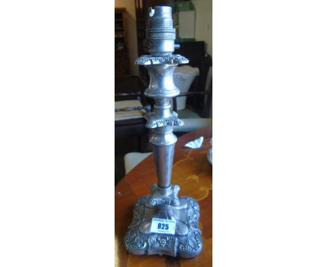A Silver-Plate Candlestick, Converted.
