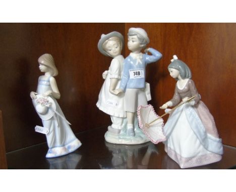 Three Lladro Figures.
