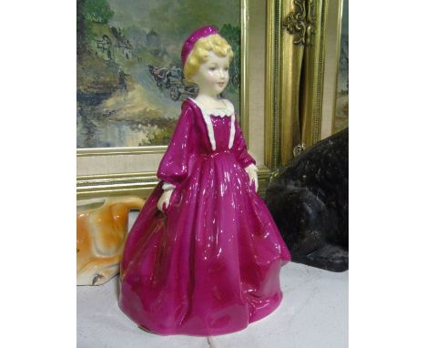 A Royal Worcester Figure 'Grandmothers Dress' No. 3081, modelled by F.G. Doughty.