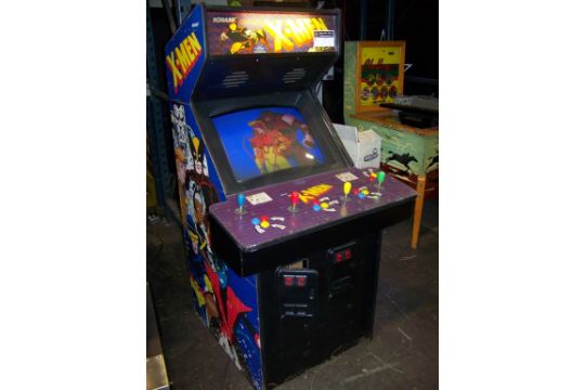 X Men 4 Player Dedicated Classic Arcade Game Item Is In Used