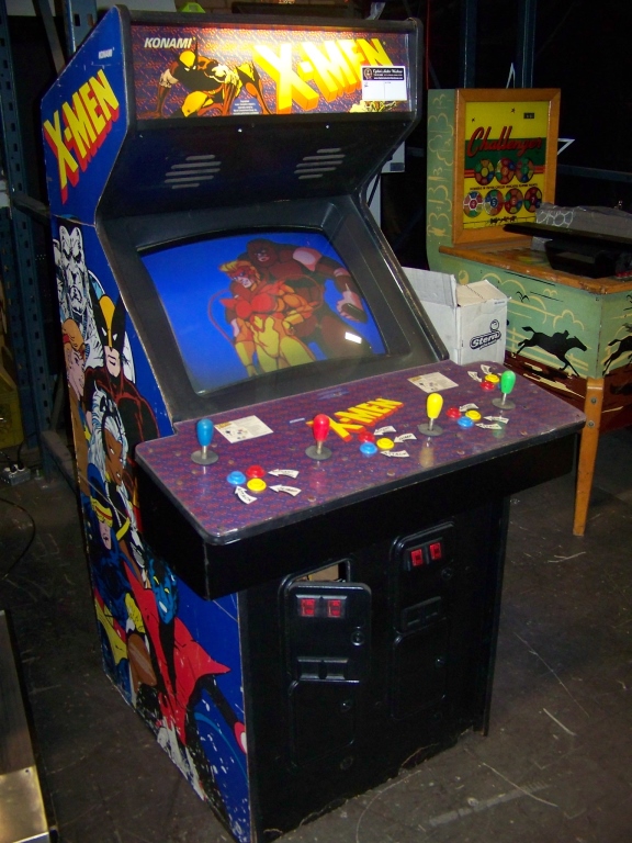 X Men 4 Player Dedicated Classic Arcade Game Item Is In Used