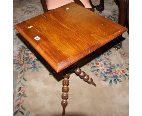 Victorian gypsy table on turned tripod base