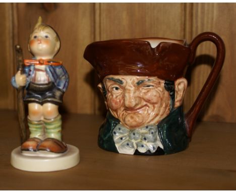 Royal Doulton character jug - Old Charley and Hummel figure model no.76