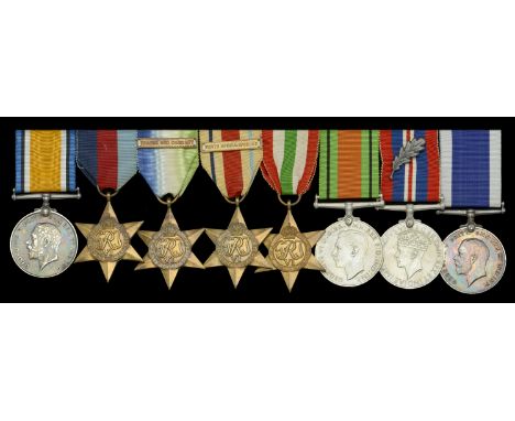 Eight: Temporary Warrant Engineer G. O. G. Symons, Royal Navy, who was Mentioned in Despatches for his services in H.M.S. Cal