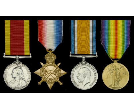 Four: Stoker 1st Class J. H. Carter, Royal Navy, late Royal Marine Light Infantry  China 1900, no clasp (J. H. Carter, Bugler